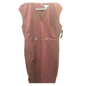 Dark maroon wedding dress